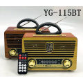 YUEGAN YG-115BT FM AM SW 3 Band Vintage Retro Radio With USB SD TF Mp3 Player